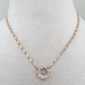 CAPWELL & CO Crystal pendant chain necklace NWT